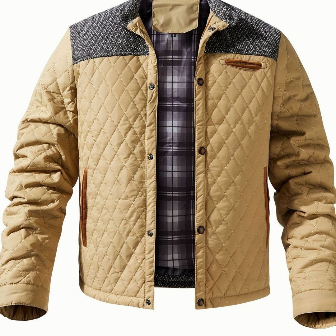 Mark | Polished Diamond Quilted Mens Puffer Jacket