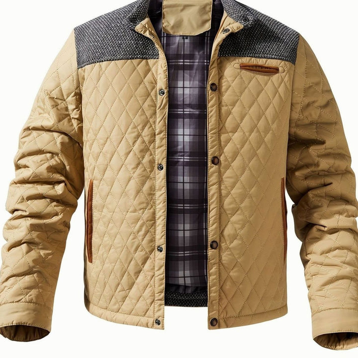 Mark | Polished Diamond Quilted Mens Puffer Jacket