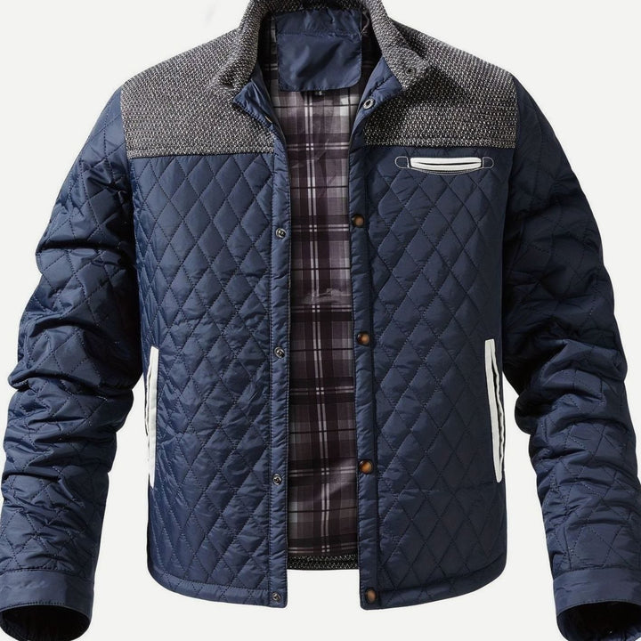 Mark | Polished Diamond Quilted Mens Puffer Jacket