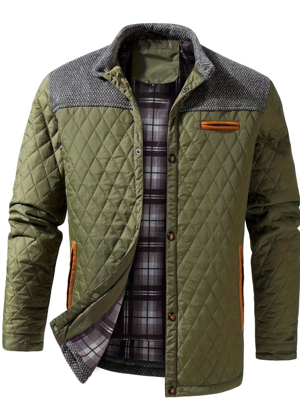 Mark | Polished Diamond Quilted Mens Puffer Jacket