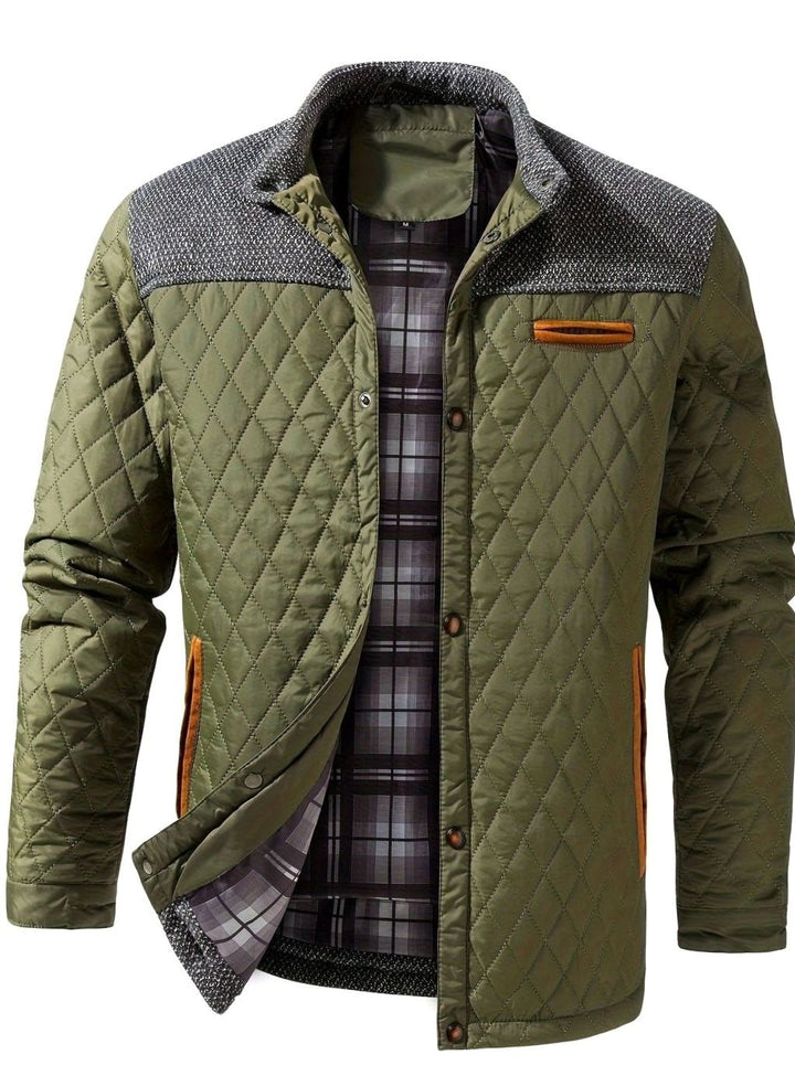 Mark | Polished Diamond Quilted Mens Puffer Jacket