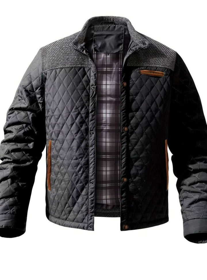 Mark | Polished Diamond Quilted Mens Puffer Jacket