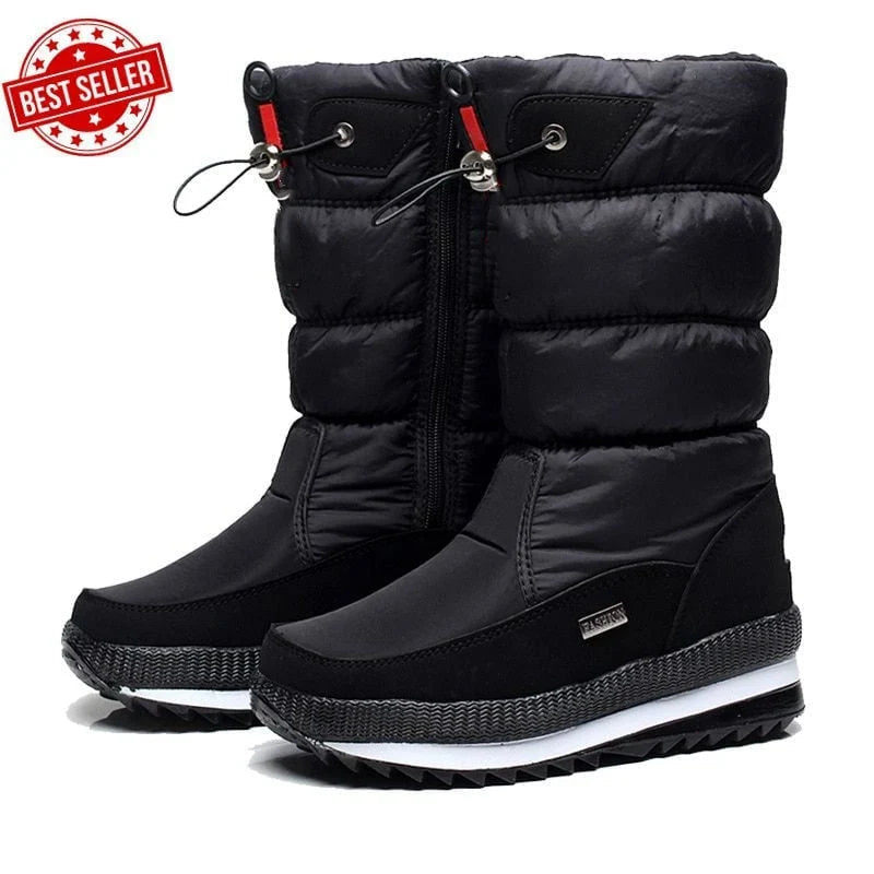 Nancy | Quilted Winter Snow Boots Women