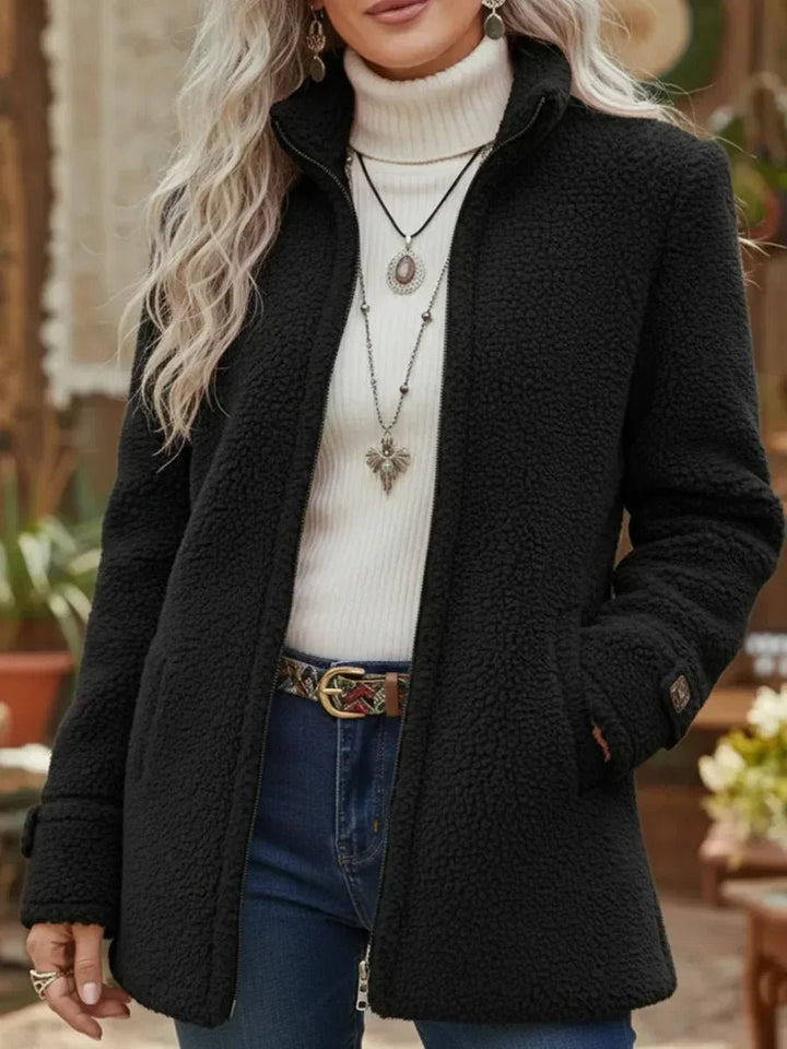 Nancy | Relaxed Zip-Up Sherpa Jacket Women