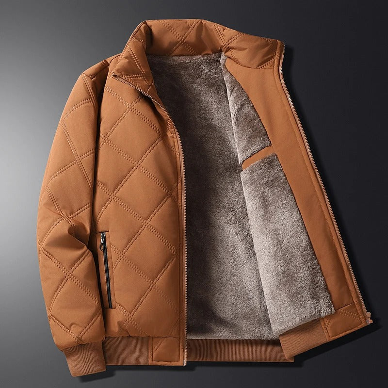 Nathan | Diamond Quilted Mens Puffer Jacket