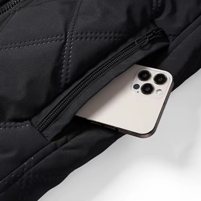 Nathan | Diamond Quilted Mens Puffer Jacket