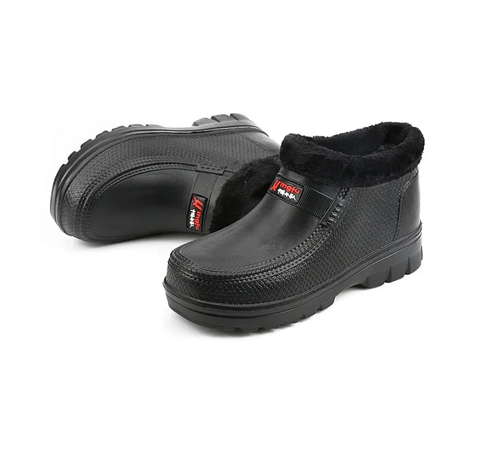 Noah | Plush-Lined Slip-On Mens Snow Boots
