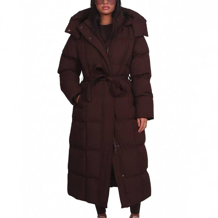 Pamela | Long Hooded Quilted Puffer Jacket Women