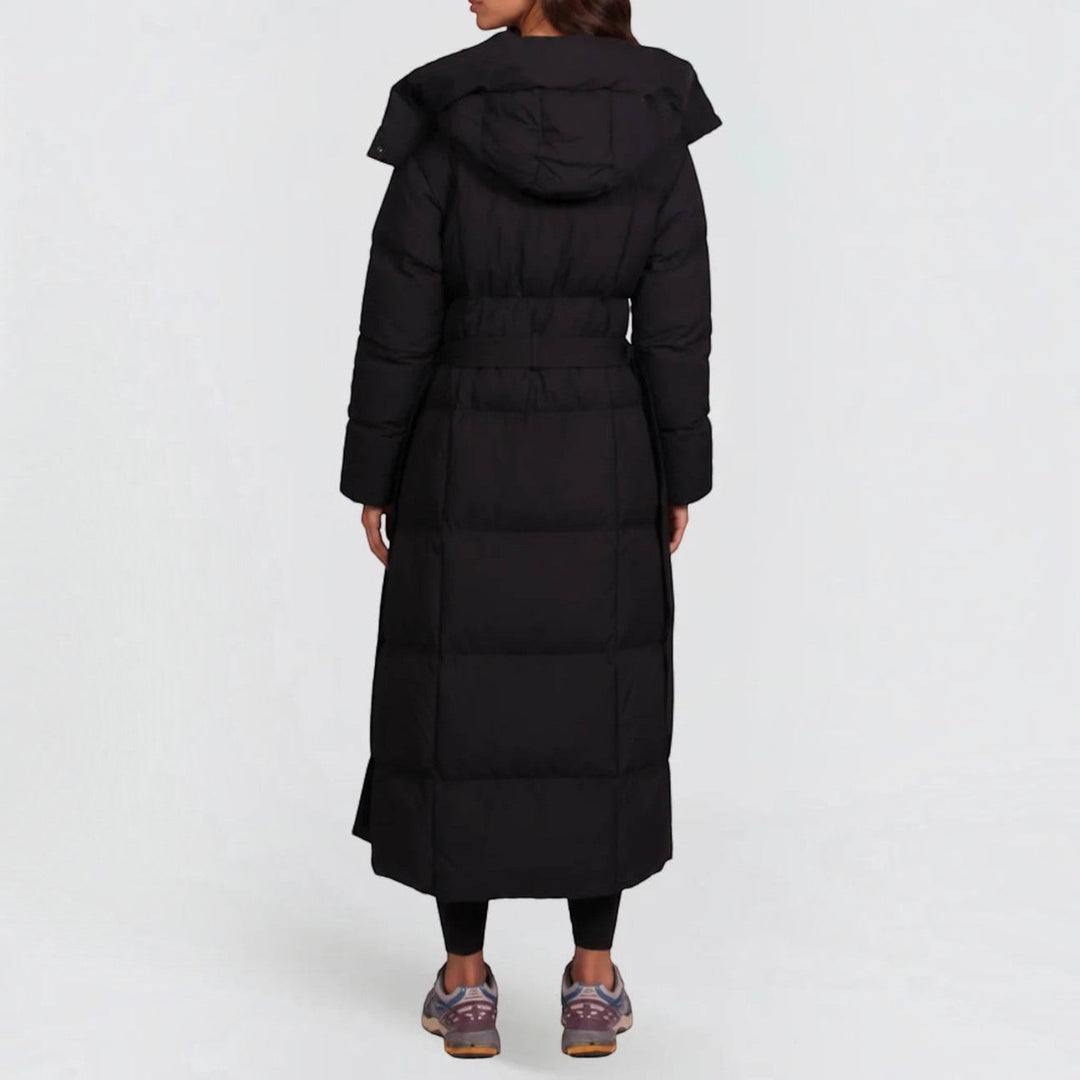 Pamela | Long Hooded Quilted Puffer Jacket Women