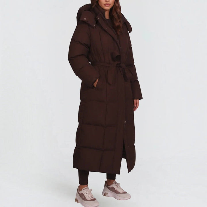 Pamela | Long Hooded Quilted Puffer Jacket Women