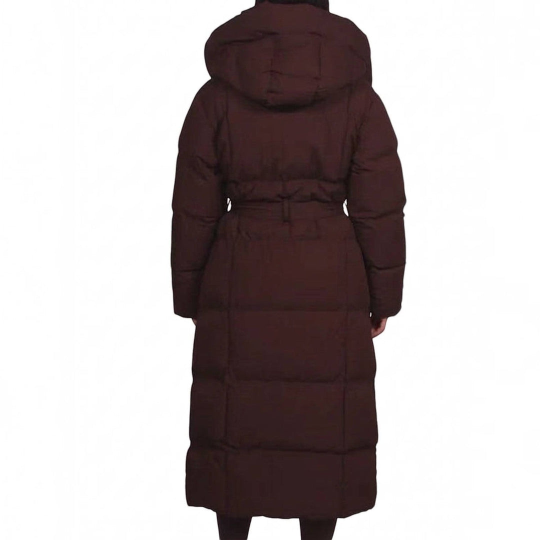 Pamela | Long Hooded Quilted Puffer Jacket Women