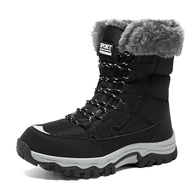 Rachel | Stylish Lace-Up Winter Snow Boots Women