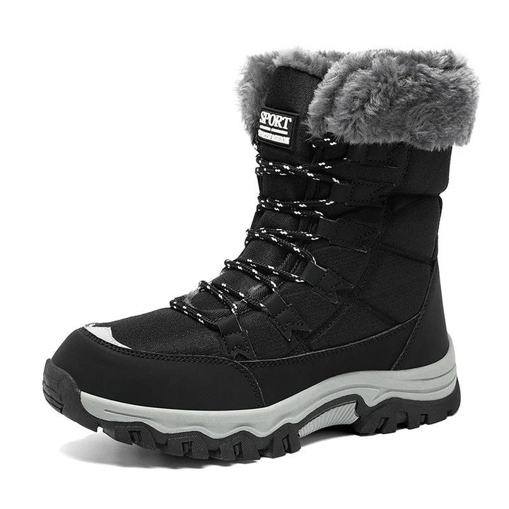 Rachel | Stylish Lace-Up Winter Snow Boots Women
