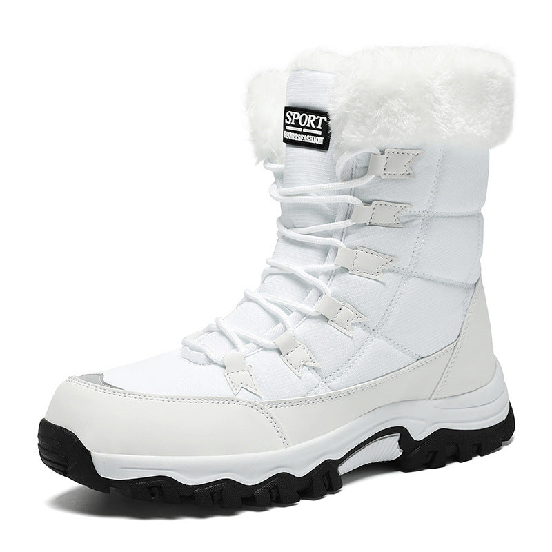 Rachel | Stylish Lace-Up Winter Snow Boots Women