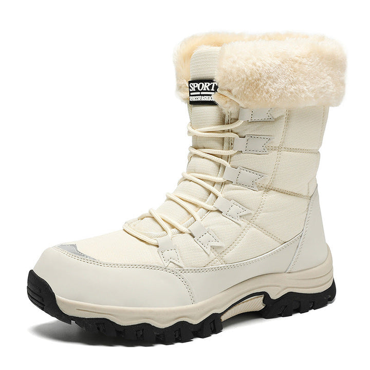 Rachel | Stylish Lace-Up Winter Snow Boots Women