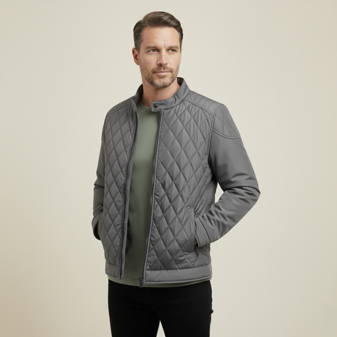 Raymond | Lightweight Diamond Quilted Mens Puffer Jacket