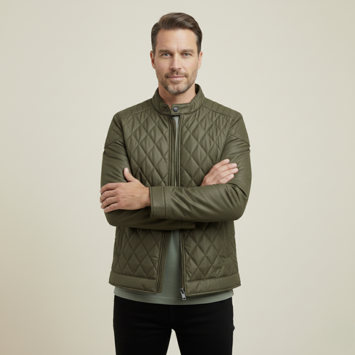 Raymond | Lightweight Diamond Quilted Mens Puffer Jacket