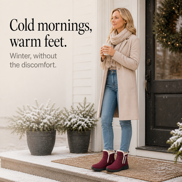 Rebecca | Quilted Pull-On Ankle Snow Boots Women