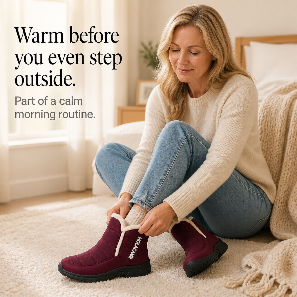 Rebecca | Quilted Pull-On Ankle Snow Boots Women