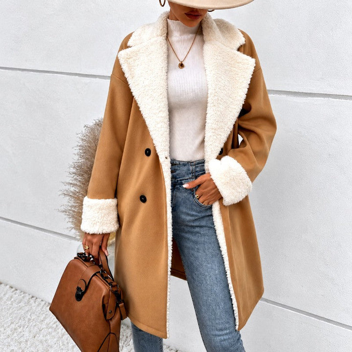 Sara | Oversized Longline Sherpa Jacket Women