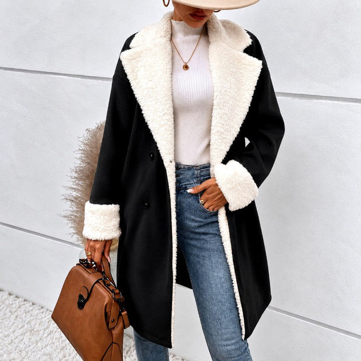 Sara | Oversized Longline Sherpa Jacket Women