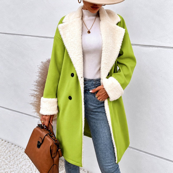 Sara | Oversized Longline Sherpa Jacket Women