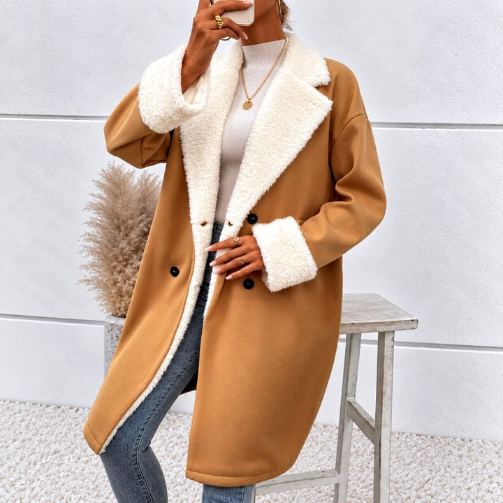 Sara | Oversized Longline Sherpa Jacket Women