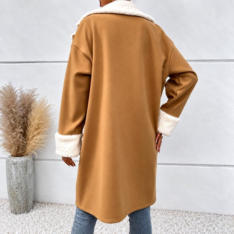 Sara | Oversized Longline Sherpa Jacket Women