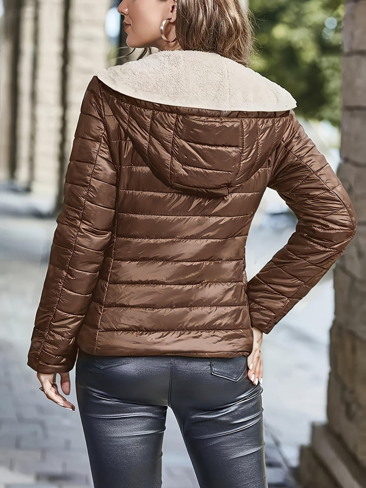 Susan | Timeless Quilted Hooded Sherpa Jacket Women