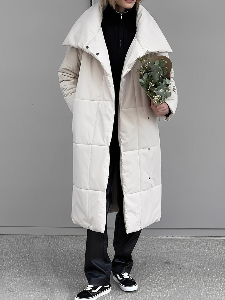 Teresa | Stylish Longline Quilted Puffer Jacket Women