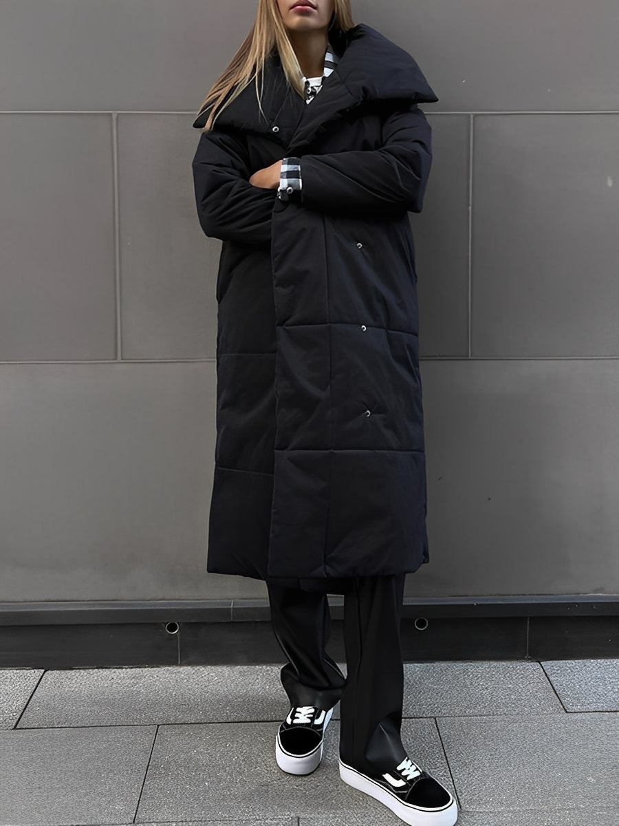 Teresa | Stylish Longline Quilted Puffer Jacket Women