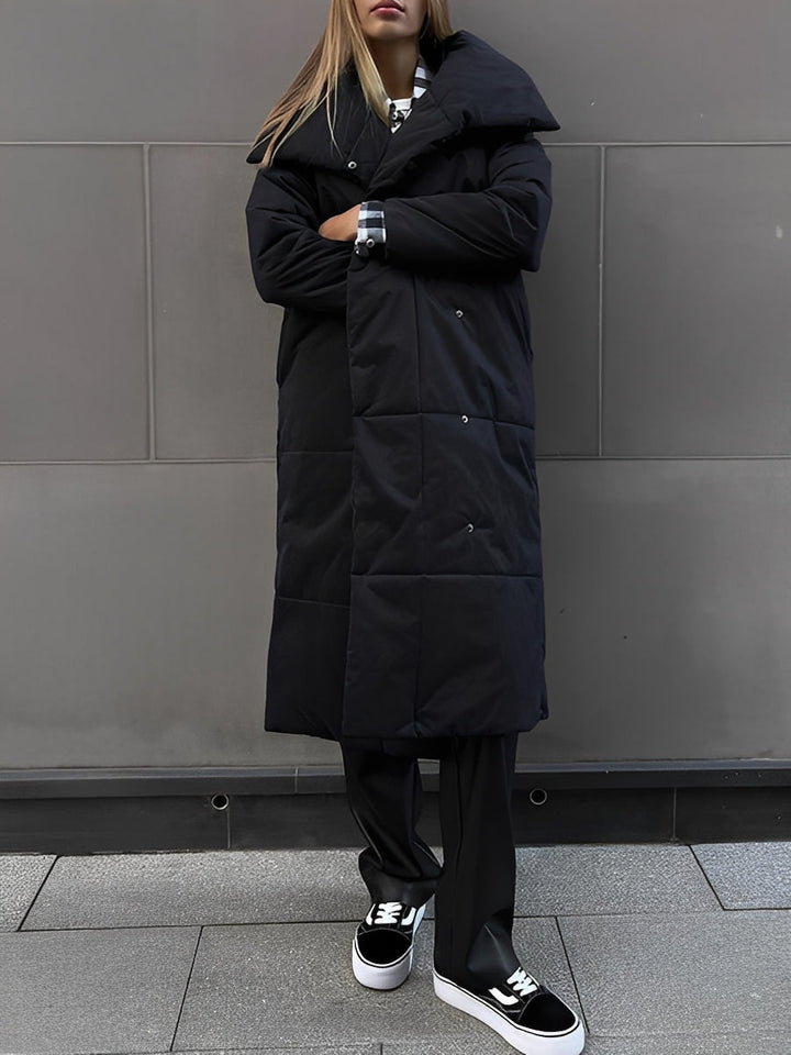 Teresa | Stylish Longline Quilted Puffer Jacket Women