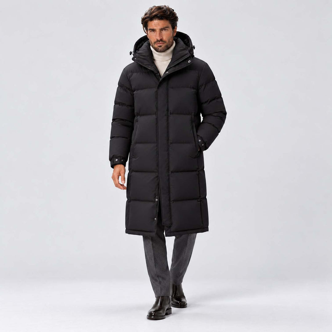 Terry | Long Hooded Winter Mens Puffer Jacket