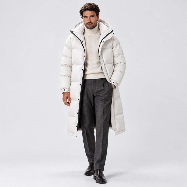 Terry | Long Hooded Winter Mens Puffer Jacket