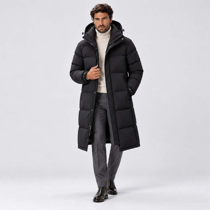 Terry | Long Hooded Winter Mens Puffer Jacket