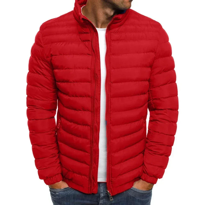 Thomas | Classic Quilted Full Zip Mens Puffer Jacket