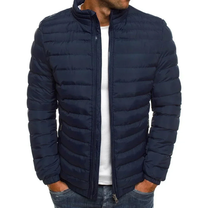 Thomas | Classic Quilted Full Zip Mens Puffer Jacket