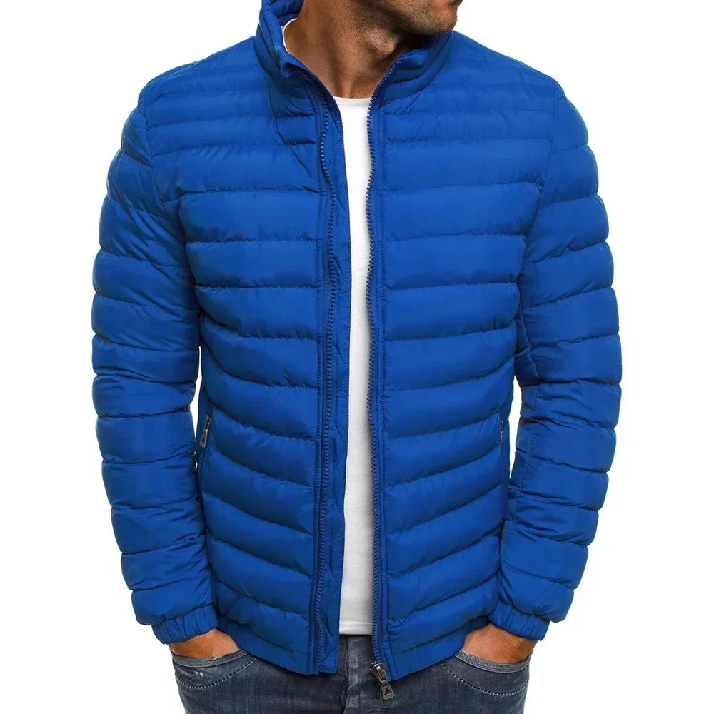 Thomas | Classic Quilted Full Zip Mens Puffer Jacket