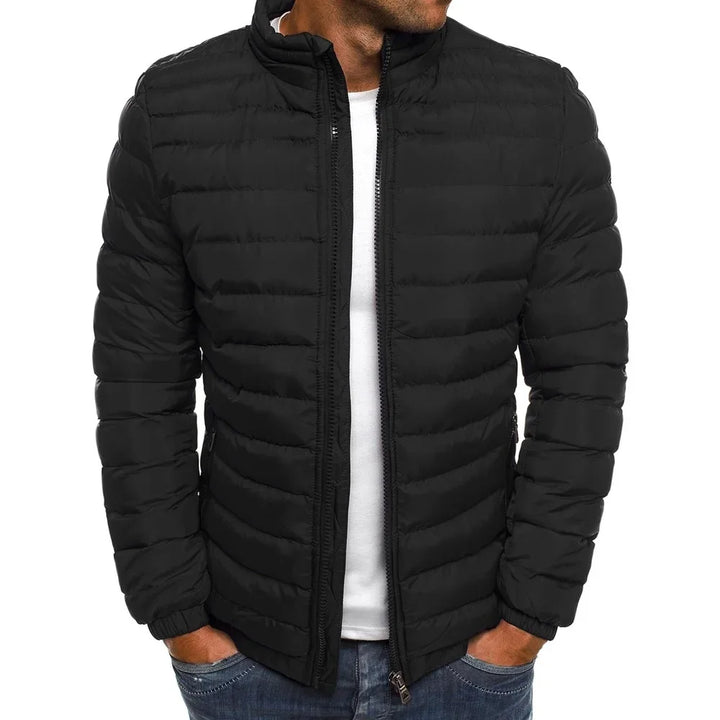 Thomas | Classic Quilted Full Zip Mens Puffer Jacket