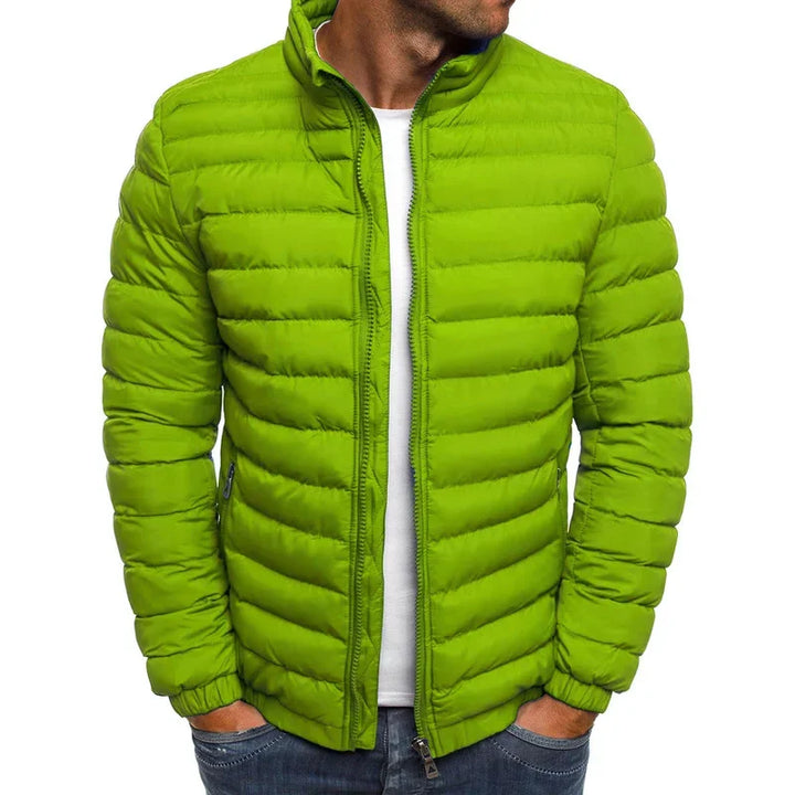 Thomas | Classic Quilted Full Zip Mens Puffer Jacket