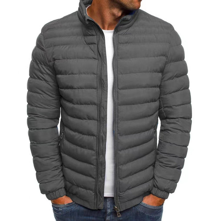 Thomas | Classic Quilted Full Zip Mens Puffer Jacket