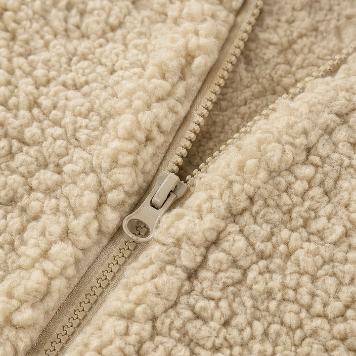 Tiffany | Classic Hooded Zip-Up Sherpa Jacket Women
