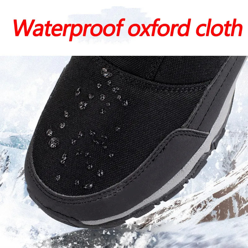 Tyler | Plush-Lined Mid-Calf Zip-Up Mens Snow Boots