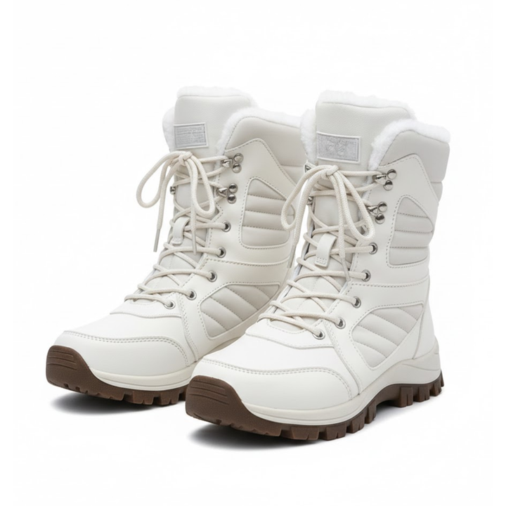 Victoria | Chic Lace-Up High Top Snow Boots Women