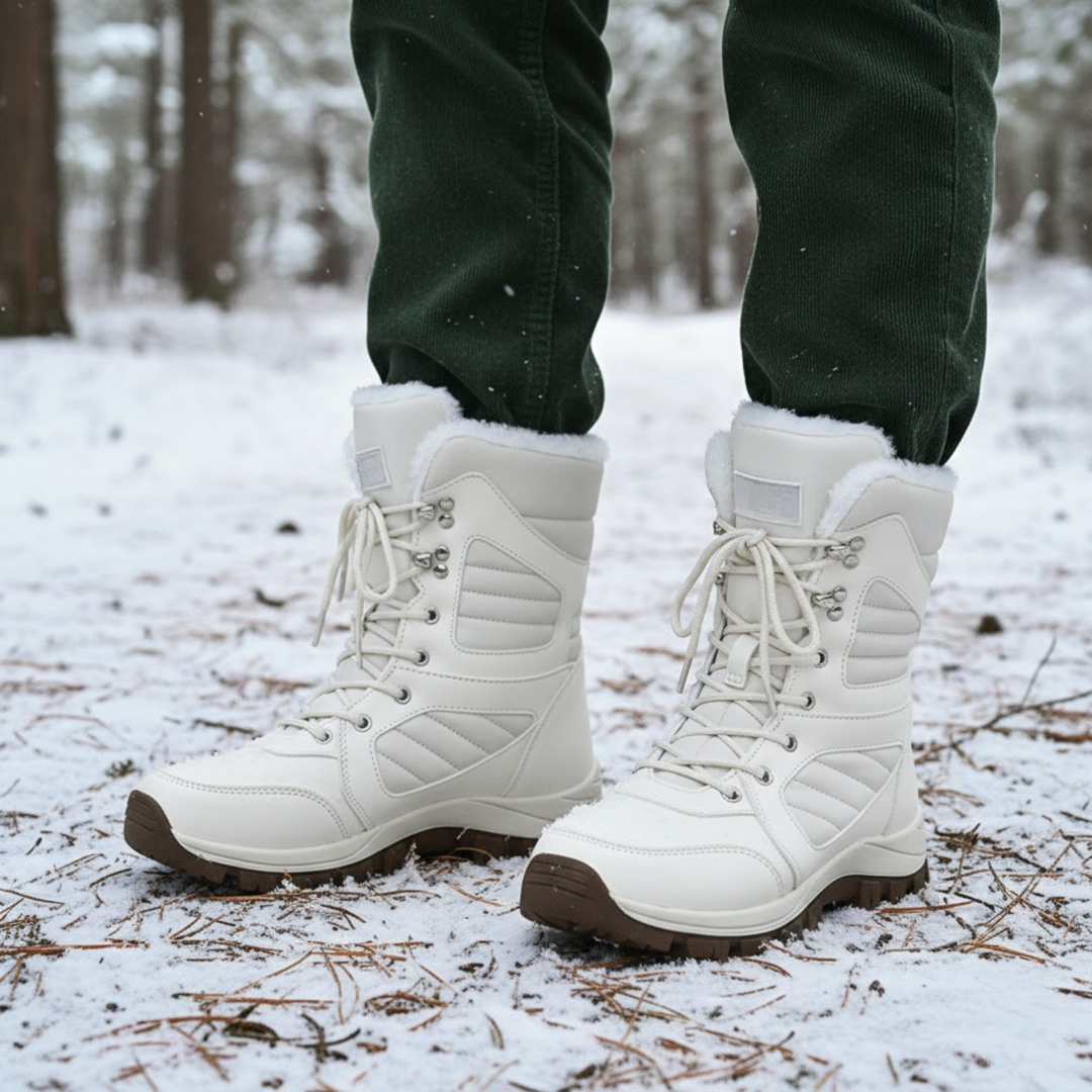 Victoria | Chic Lace-Up High Top Snow Boots Women