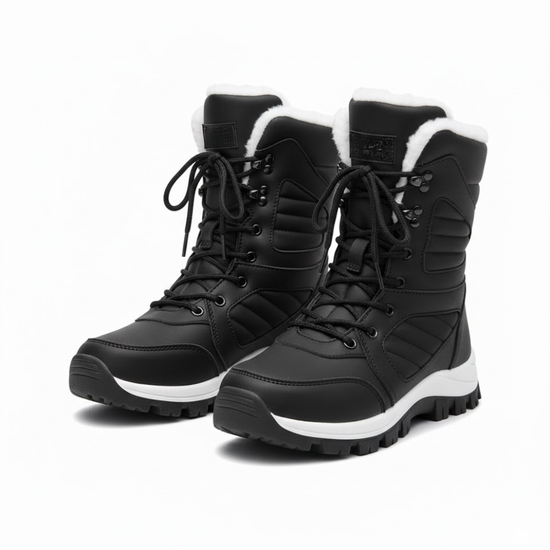 Victoria | Chic Lace-Up High Top Snow Boots Women