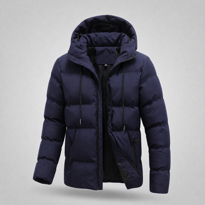 Vincent | Hooded Quilted Mens Puffer Jacket
