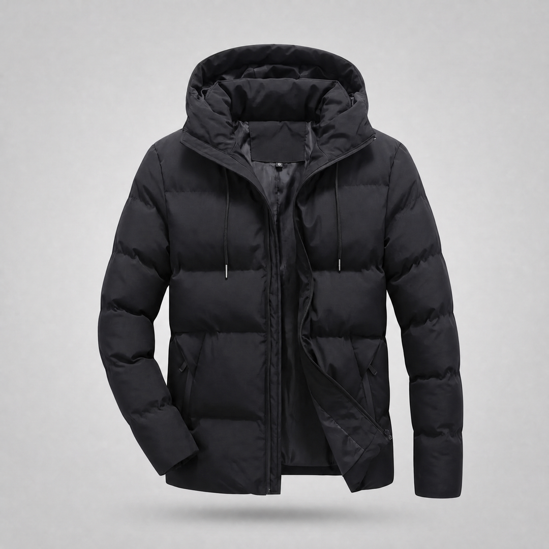 Vincent | Hooded Quilted Mens Puffer Jacket
