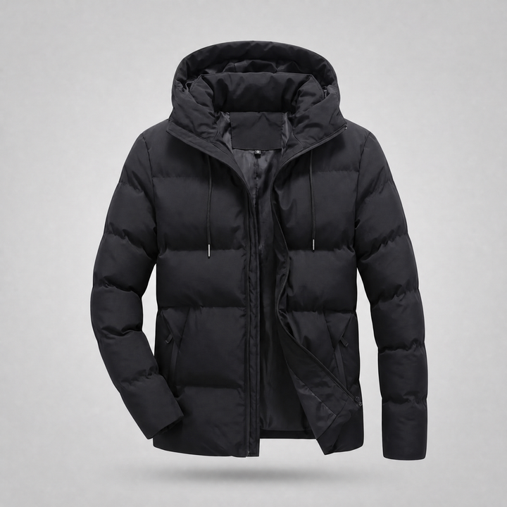 Vincent | Hooded Quilted Mens Puffer Jacket