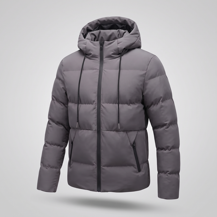 Vincent | Hooded Quilted Mens Puffer Jacket
